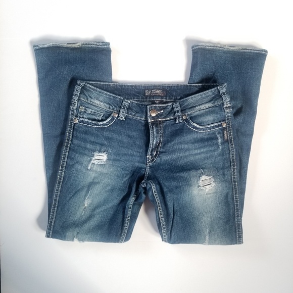 Silver Jeans Denim - Silver Suki 17" Jean's W 33 L 33